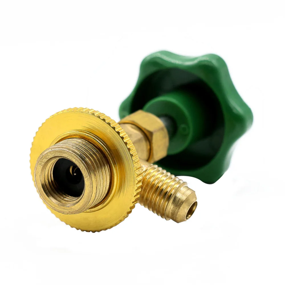 Высокое качество R12/R22/R600a/R410a A/C холодильные банки открывающийся клапан