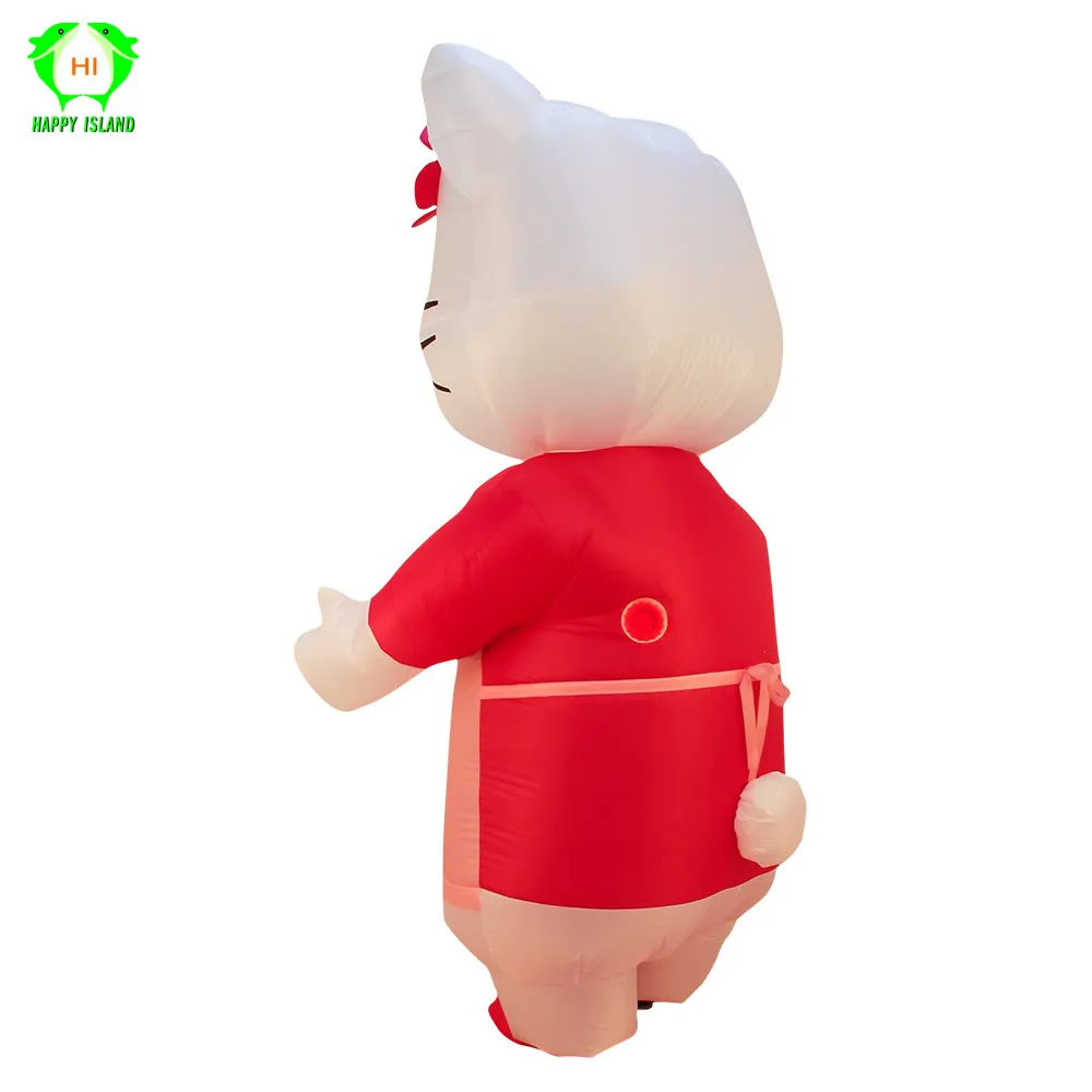 Женский карнавальный костюм Kawaii с милым розовым котенком Китти для Хэллоуина и