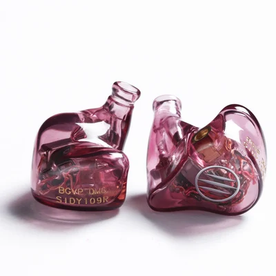 Light purple BGVP DM6 Hi-res 5BA сбалансированные арматурные драйверы наушник IEM 3D принт HiFi наушники контролировать наушники индивидуальные ручной работы IEM - Цвет: Light purple