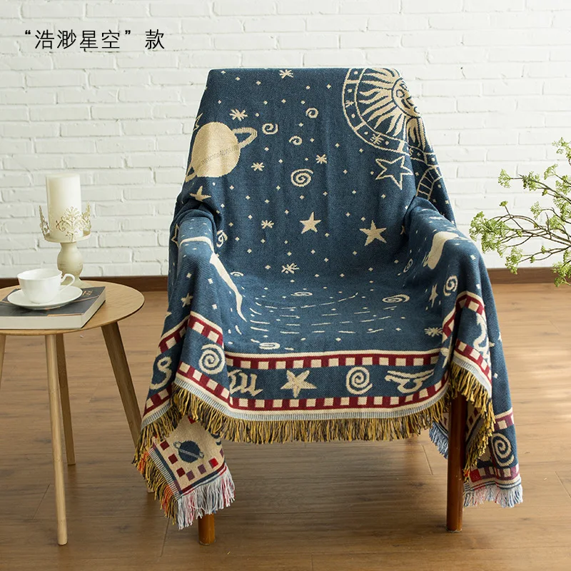 Хлопок двухстороннее Одеяло Диван Декоративные slipcover бросает на диван/кровать/Самолет пледы прямоугольные стеганое одеяло SF27