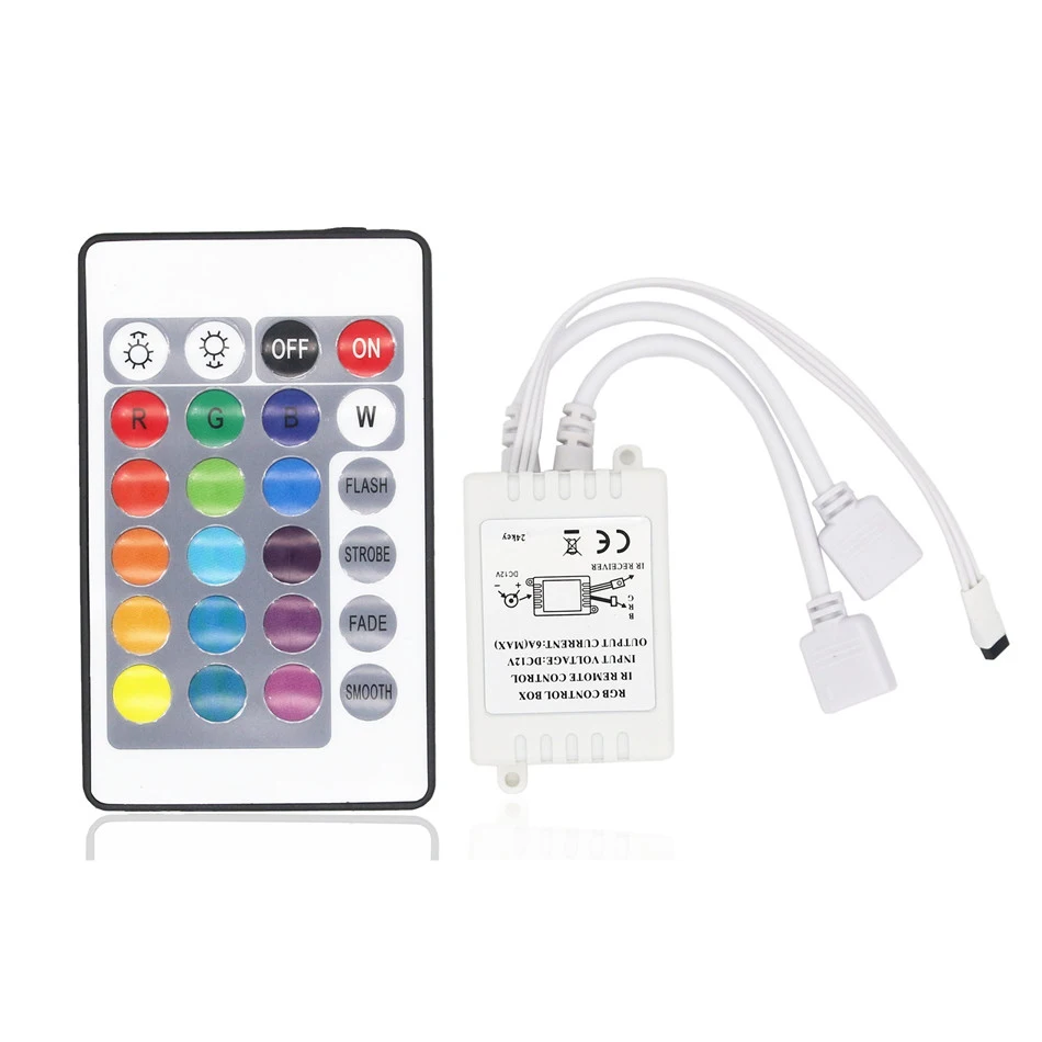 SMD 5050 3528 2835 RGB Светодиодная лента аксессуары DC 12V 24key/44 key IR RF пульт дистанционного