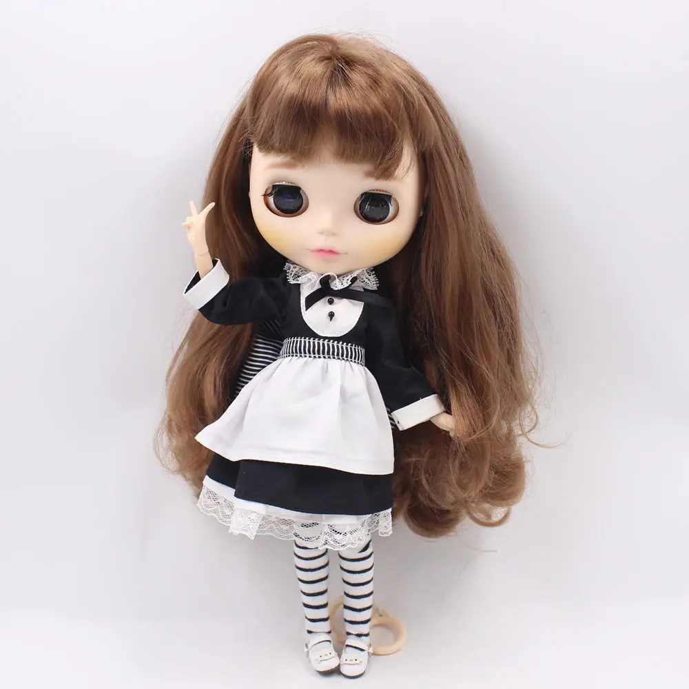 Кукла DBS Blyth icy 1/6 одежда для девушки костюм с фартуком и носками подходит подарка |