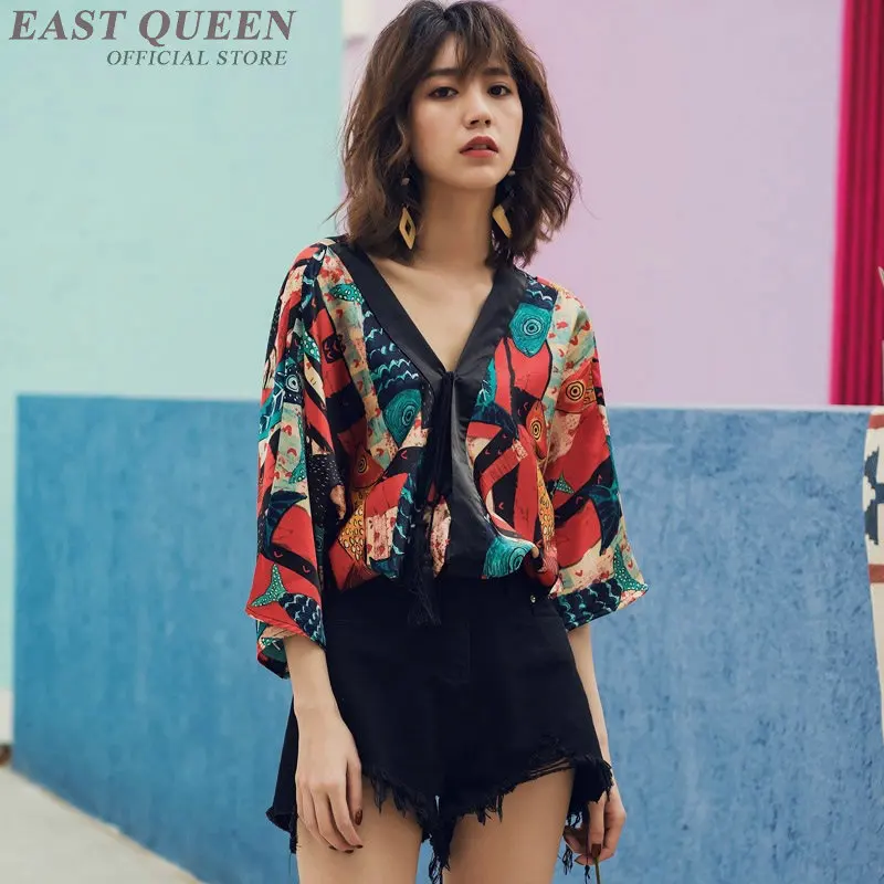 

women tops summer 2018 tunics female hippie boho chic blouse shirt beach tunics female ladies tops woman summer 2018 FF898