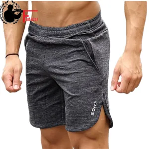 Спортивная одежда, мужские Модные Спортивные Бермуды, летние хлопковые шорты для бега, бодибилдинга, фитнеса, повседневные мужские шорты