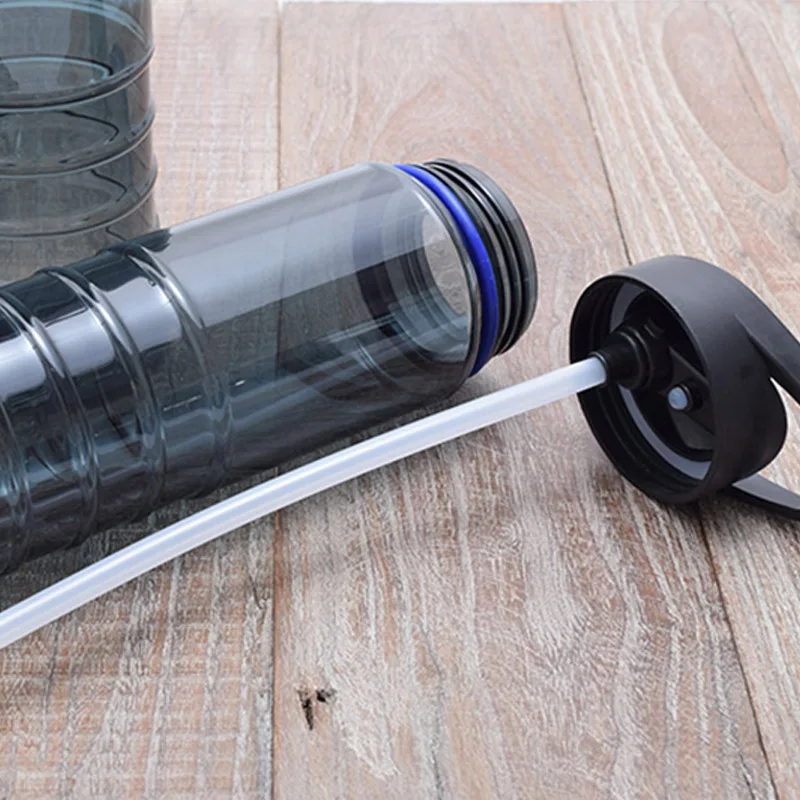 750 мл бутылка для спорта на открытом воздухе соломенная напитков велосипедная