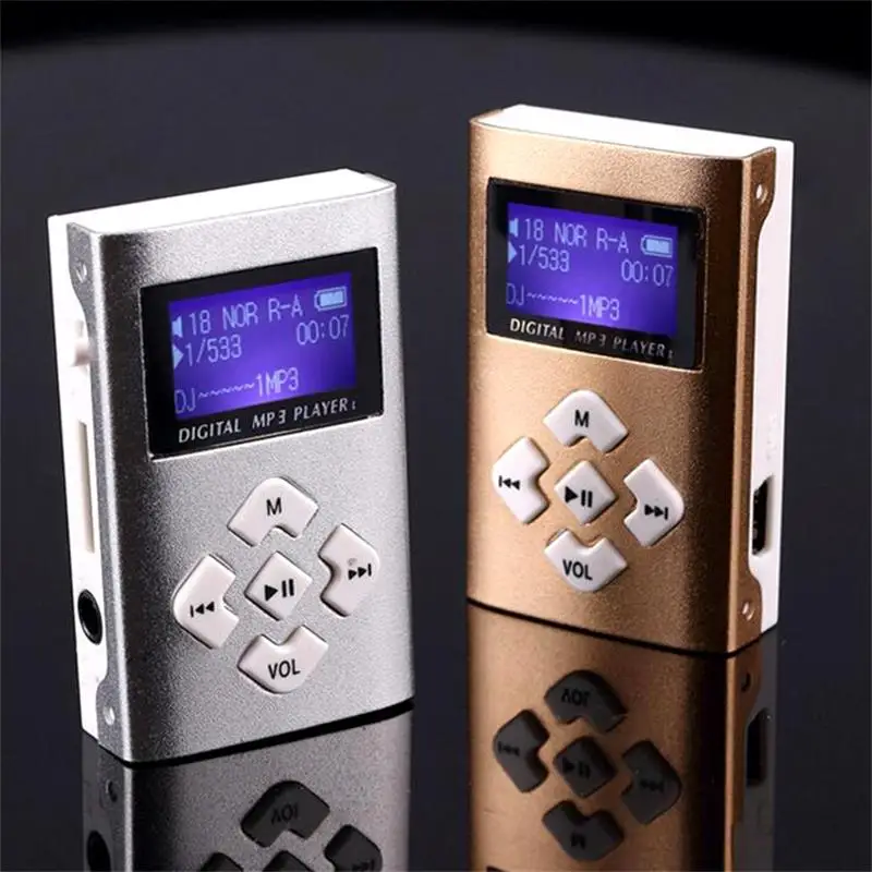 Dower me USB Mini lcd портативная Поддержка 32 Гб mini SD TF карта MP3, плеер есть новая гарнитура и комплект для хранения