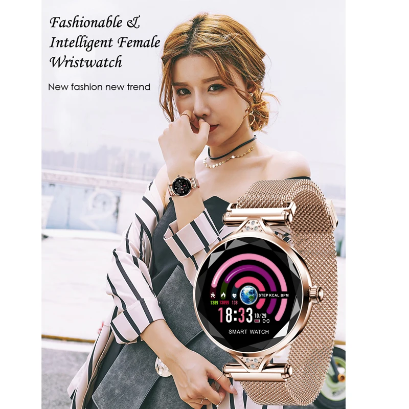 Смарт-браслет H2 цветной ЖК-браслет спортивные часы для Android/Ios фитнес-трекер