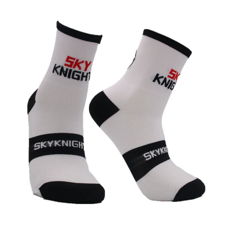 gai xz white Новые спортивные носки для велоспорта мужские и женские нейлоновые носки летние дышащие износостойкие дорожные носки - Цвет: gai xz white