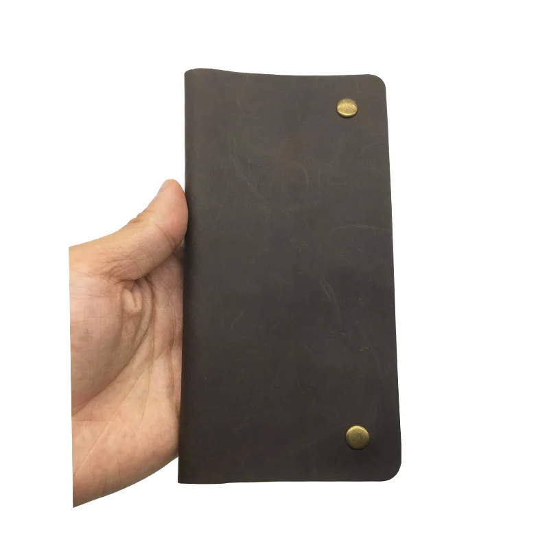 Мужской длинный деловой тонкий бумажник из натуральной кожи | Багаж и сумки