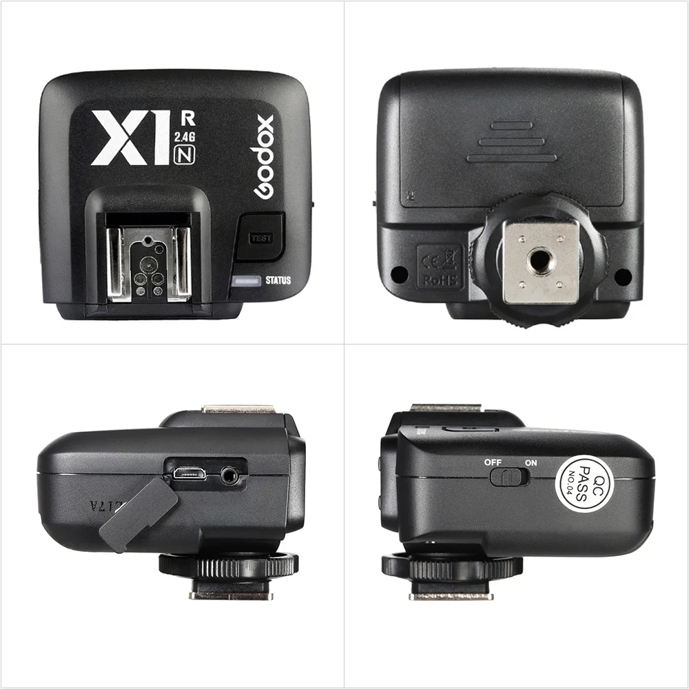 Godox X1R N TTL 2 4G беспроводной приемник триггера вспышки для Nikon DSLR камеры X1N