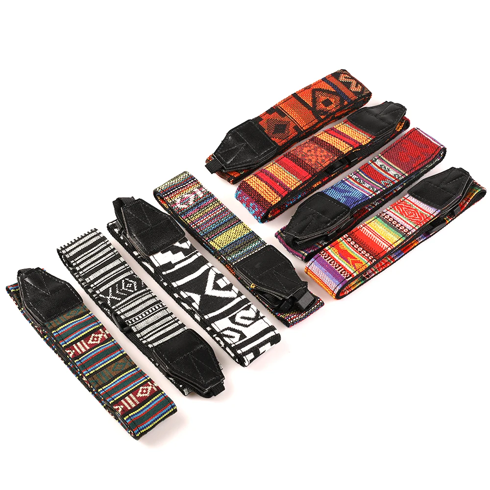 Калиу этнический стиль фото камера цветной ремешок хлопок Yard шаблон шеи ремень