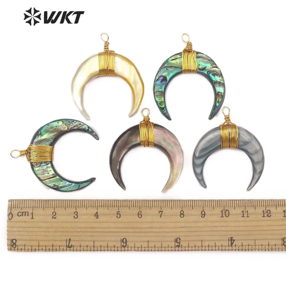 Подвеска ручной работы в виде ракушки натуральная Морская ракушка смешанные