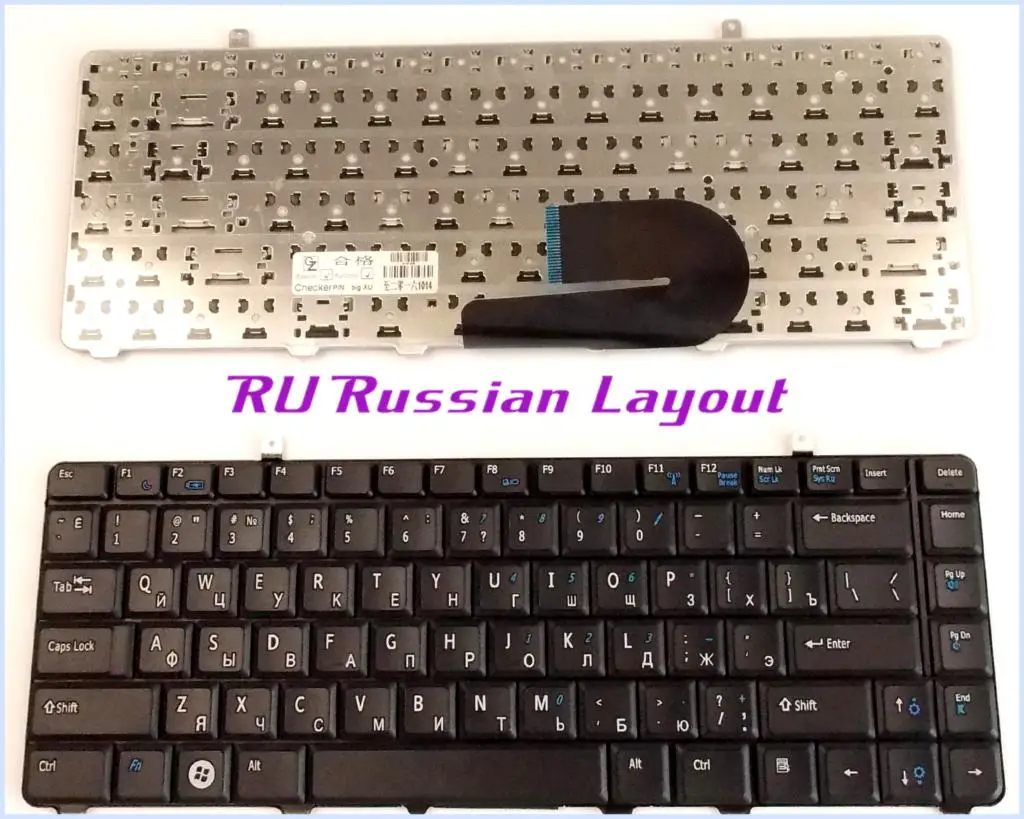 Русская раскладная Клавиатура для ноутбука Dell Vostro A840 A860 1088 1014 1015 PP38L PP37L|keyboard for