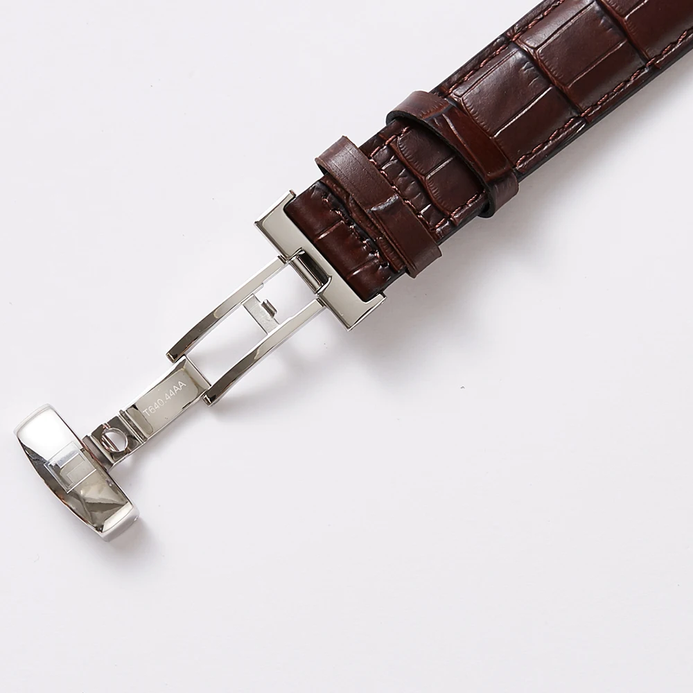 Кожаные ремешки наручных часов браслет для Tissot 1853 Le Locle T41 visodate с традиции Seastar-Сити, 12/14/16/19/20/21/22 мм