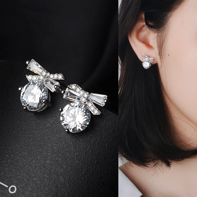 

Zircon earrings,Jewelry & Accessories Fashion Jewelry,Earrings,Stud Earrings.