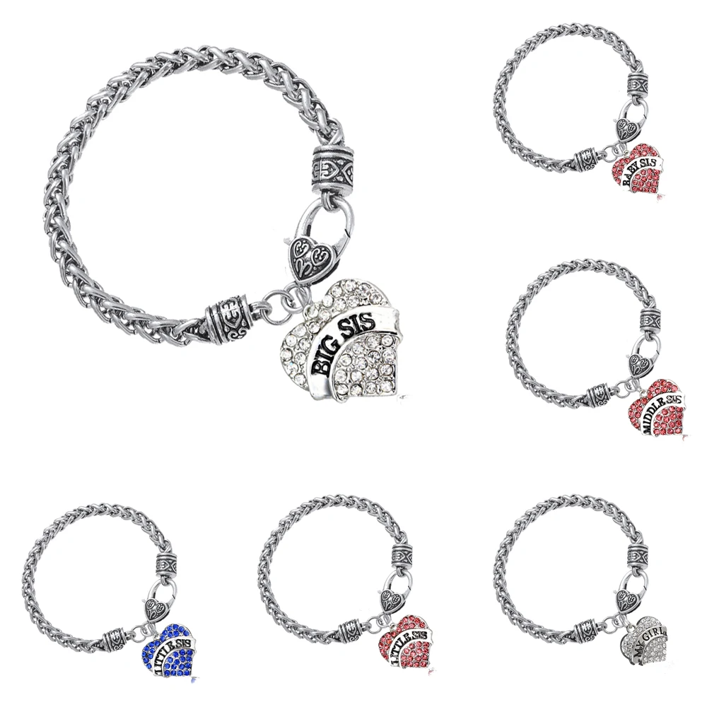 Bespmosp розовый прозрачный с кристаллами в форме сердца для малышей средней и