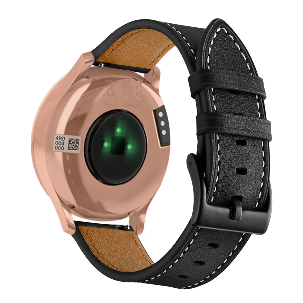 Кожаный браслет на запястье для Garmin vivomove HR, Смарт-часы с пряжкой, ремень, сменный мужской Т-образный ремешок, спортивный женский и мужской роскошный ремешок 19Jun21