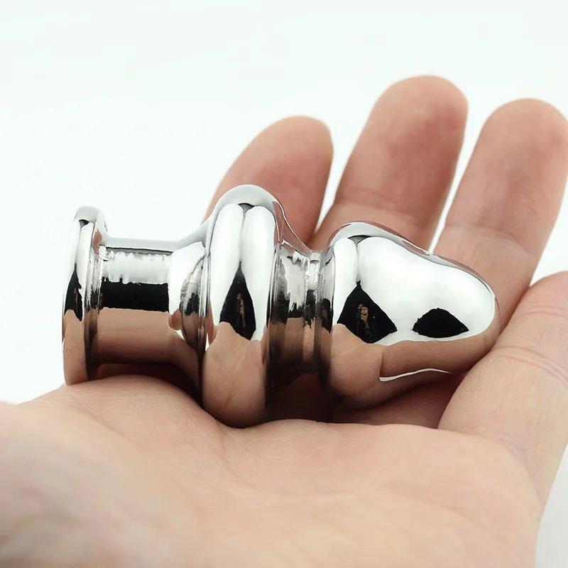 BEEGER Новые мужские и женские металлические большие анальные пробки твердая