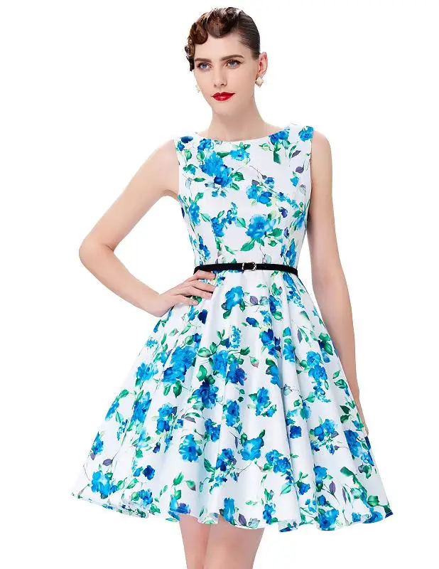 club dresses 23 Женские платья, Летний стиль, вдохновленная винтажная одежда, Ретро стиль, 50 s, большие качели, Одри Хепберн, в горошек, размера плюс, женские платья - Цвет: club dresses 23