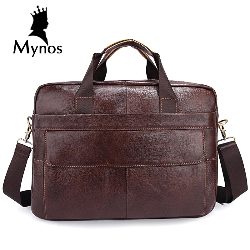 MYNOS 100% Кожа Коровы Роскошные Неподдельной Кожи Дорожные Сумки Мужчины Бизнес Для