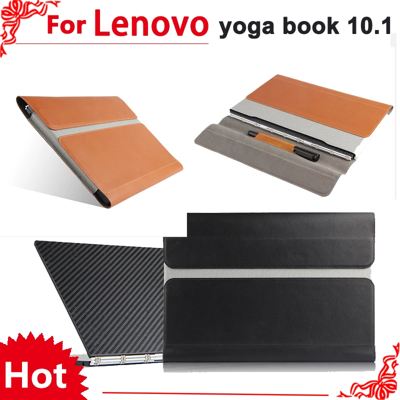 Чехол для lenovo yoga book 10,1 tablet, дизайн, модный рукав, сумка-мессенджер, из искусственной кожи, защитный чехол+ 3 подарка