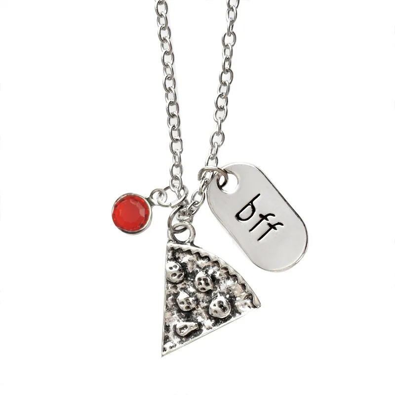 Ожерелье для пиццы 6 комплектов ожерелье пиццы|necklace pizza|pizza necklacebest friend necklace |