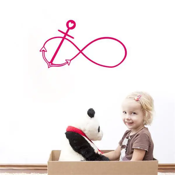 

Creative Cupid Sword love simple wall stickers home decor 8274B home decoration vinyl wall stickers Free ship wall stickers