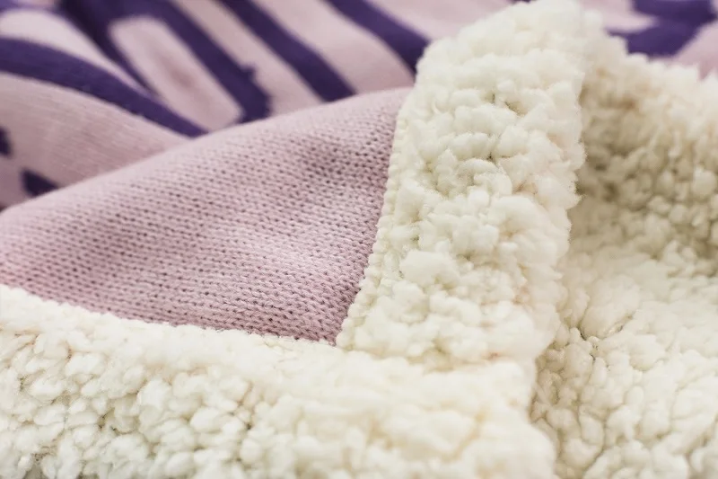 Прямая поставка диван/воздух/постельные принадлежности трикотажные пледы