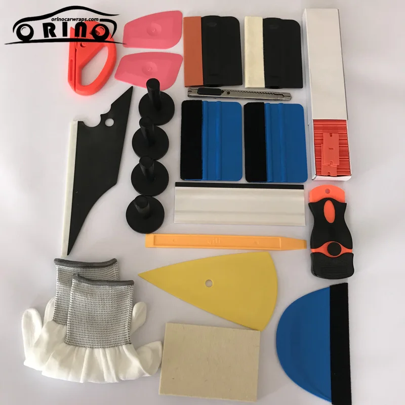 50 наборов Профессиональный окна автомобиля Обёрточная Бумага Виниловый Набор