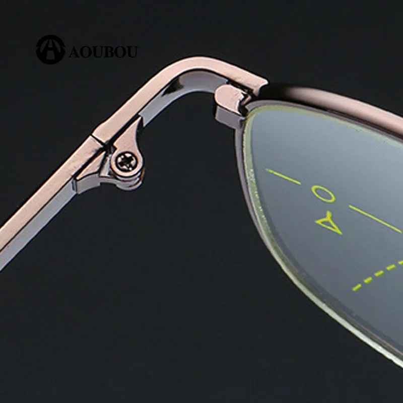 Прогрессивные Мультифокальные очки для чтения Для мужчин умный двойного