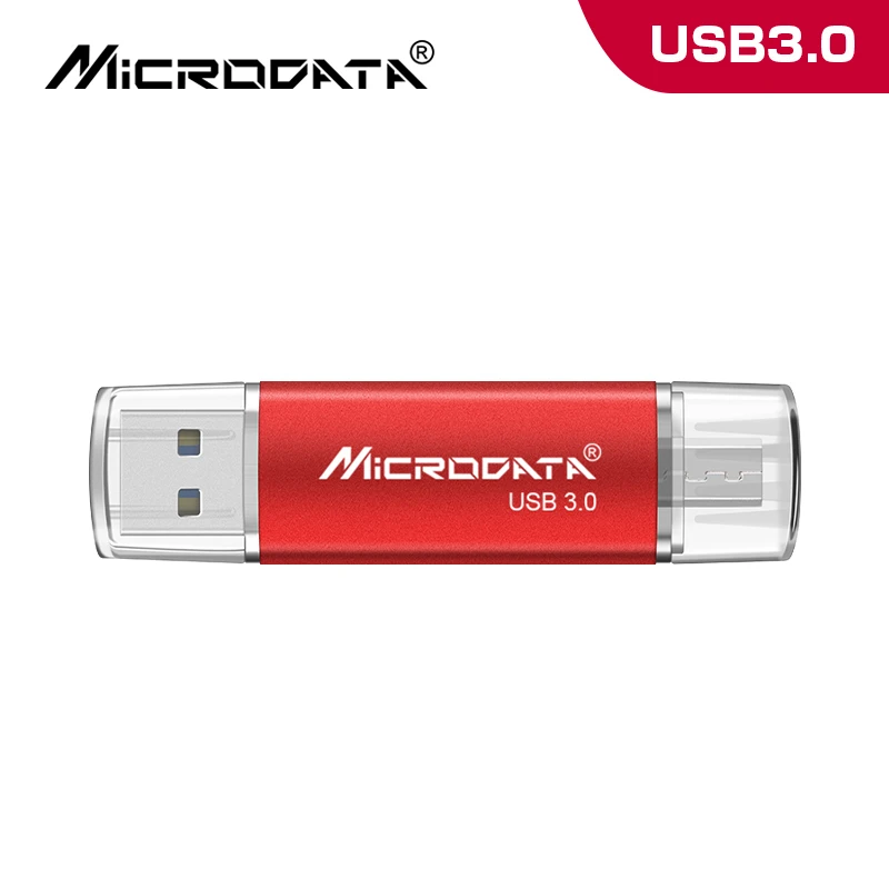 Red USB флеш-накопитель, 64 ГБ, 128 ГБ, цветной флеш-накопитель, USB 3,0, высокоскоростная память, usb флешка, 16 ГБ, 32 ГБ, флеш-накопитель для Android - Color: Red