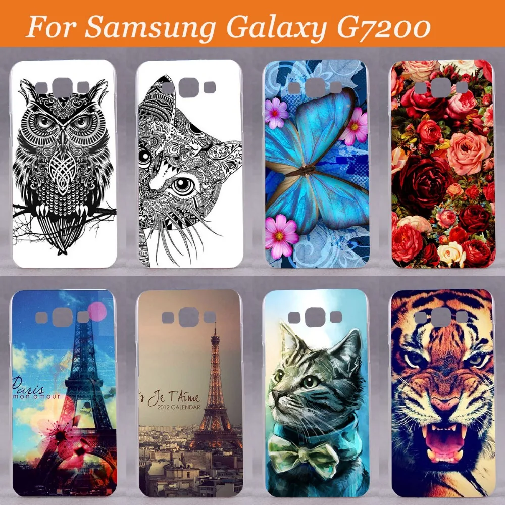 Чехол для Samsung Galaxy Grand Max G7200 задняя крышка телефона 3D симпатичный мультяшный чехол