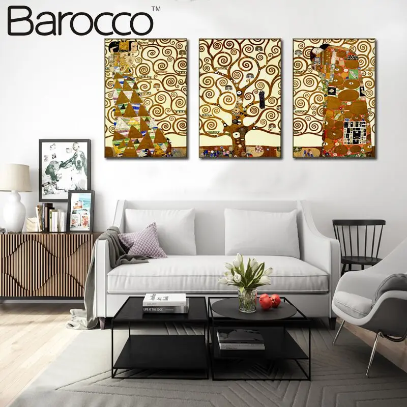 Картина с абстрактным деревом большая HD Современный домашний декор для стен