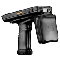 qctacor android 8 1 mobile data collector ip67 rugged handheld pda 1d 2d barcode scanner uhf rfid reader with 3g ram 32g rom