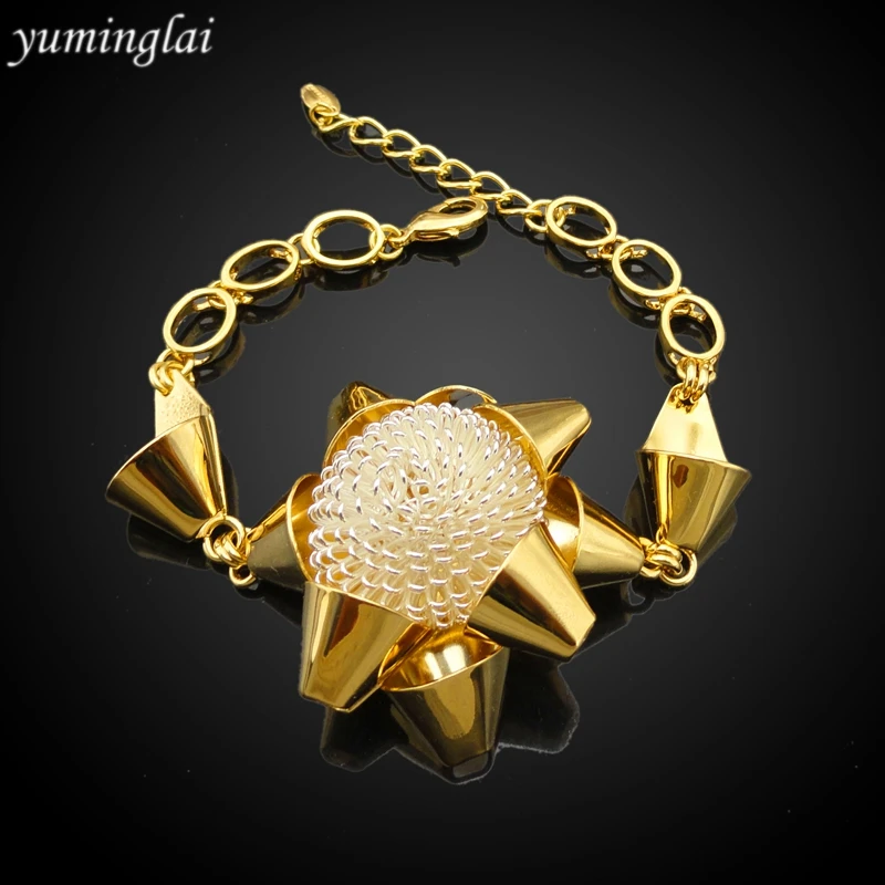 Yuminglai итальянский дизайн Высокое дубайское качество 24 k позолоченные ювелирные