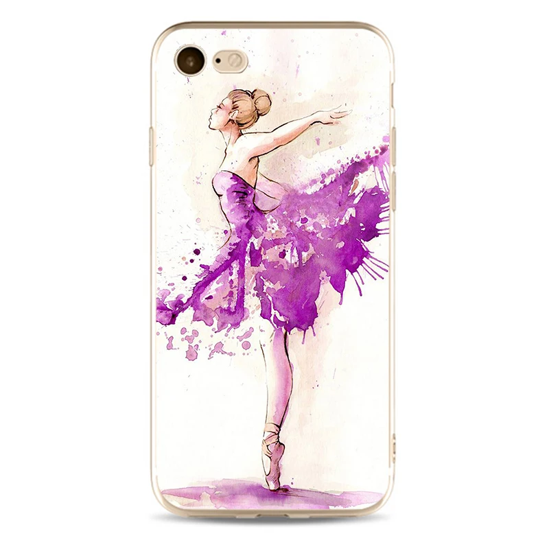 Модные туфли на высоком каблуке балерины чехол TPU 2018 для телефона iPhone 5 5C 5S SE X 6 6S plus 7 7plus 8 8plus|Бамперы| |