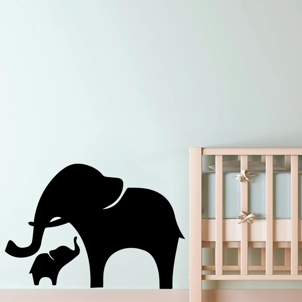 

Wall Decal Elephant Wall Sticker Removable Wall Stickers Diy Wallpaper For Living Room Kids Room Bedroom Nursery Decoration