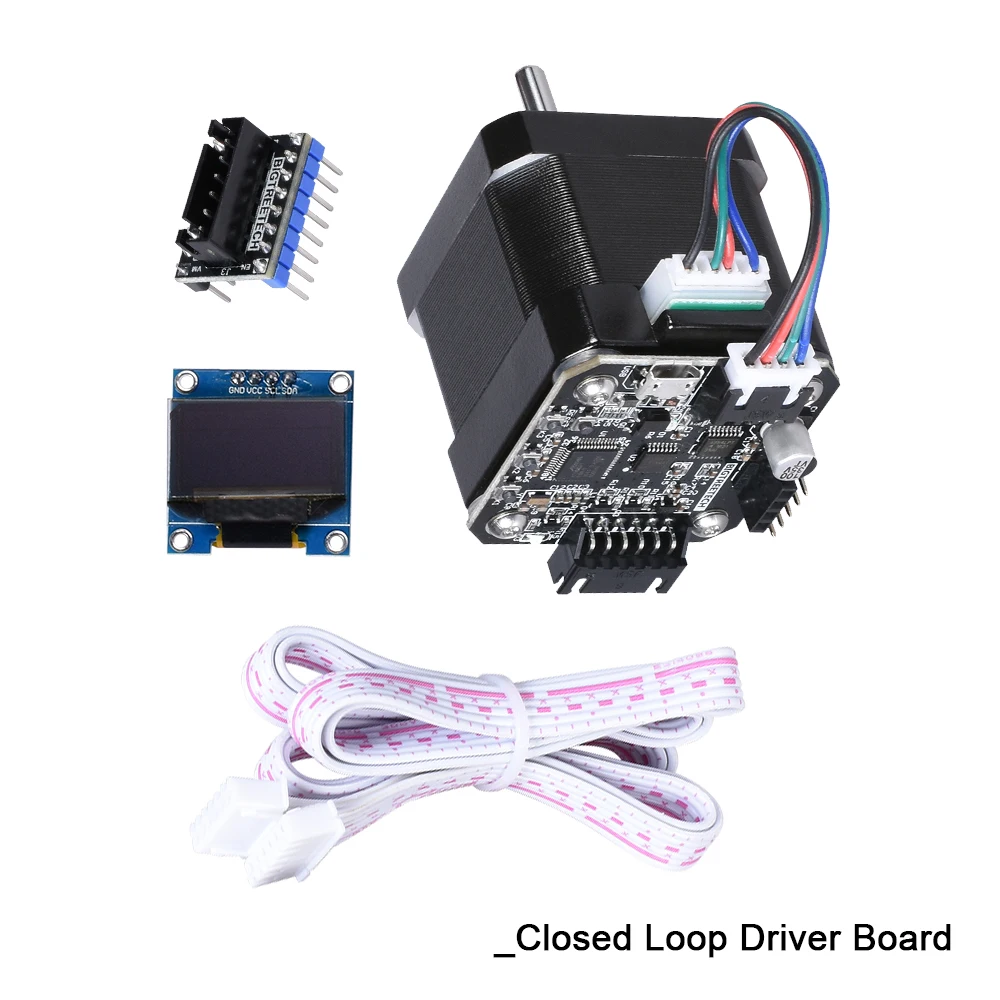 BIGTREETECH S42A 42 Шаговый двигатель Закрытая петля драйвер платы SERVO42A V1.0 OLED 12864 Дисплей для RepRap SKR V1.3 части 3d принтера