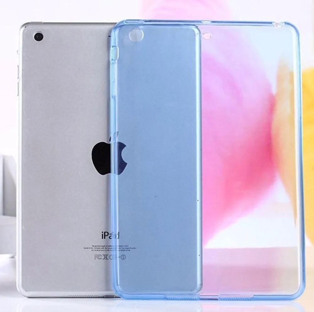 Ультратонкий Прозрачный мягкий силиконовый чехол из ТПУ для ipad mini 1 2 3 Tablet PC|cover for