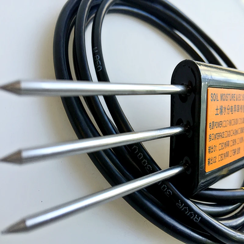 2 в 1 датчик проводимости + температуры или влажности почвы EC 4 20 мА 0 modbus RS485
