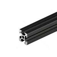 1pc 2020 european standard anodized aluminum profile extrusion 100 500mm length linear guide for cnc 3d printer