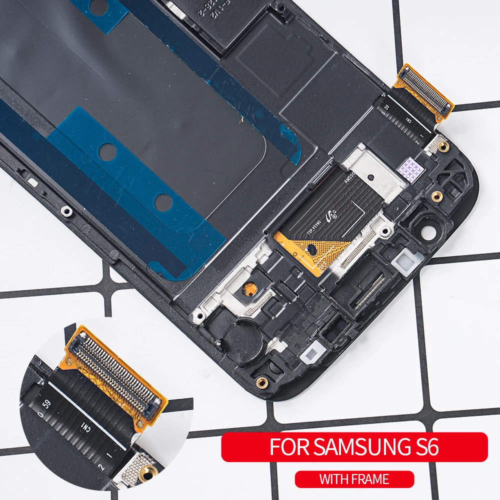 Super AMOLED For SAMSUNG GALAXY S6 LCD Display Touch Screen Digitizer Assembly Replacement G920F G920A Samsung | Мобильные телефоны