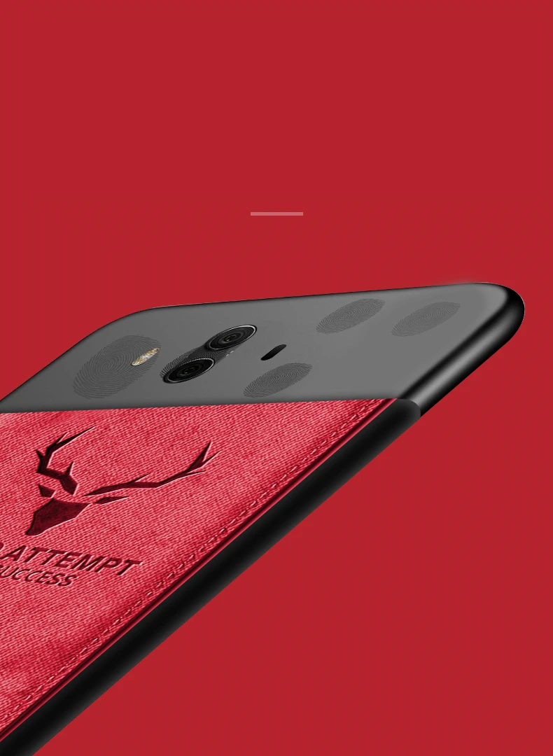 Gurioo ультра тонкий тиснением олень ткань чехол для телефона Huawei Y9 2018 Nova 2 S 3 3i Mate 9 10