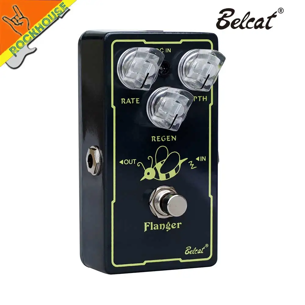 Belcat Flanger гитарные педали эффектов аналоговые True Bypass Бесплатная доставка | Спорт и
