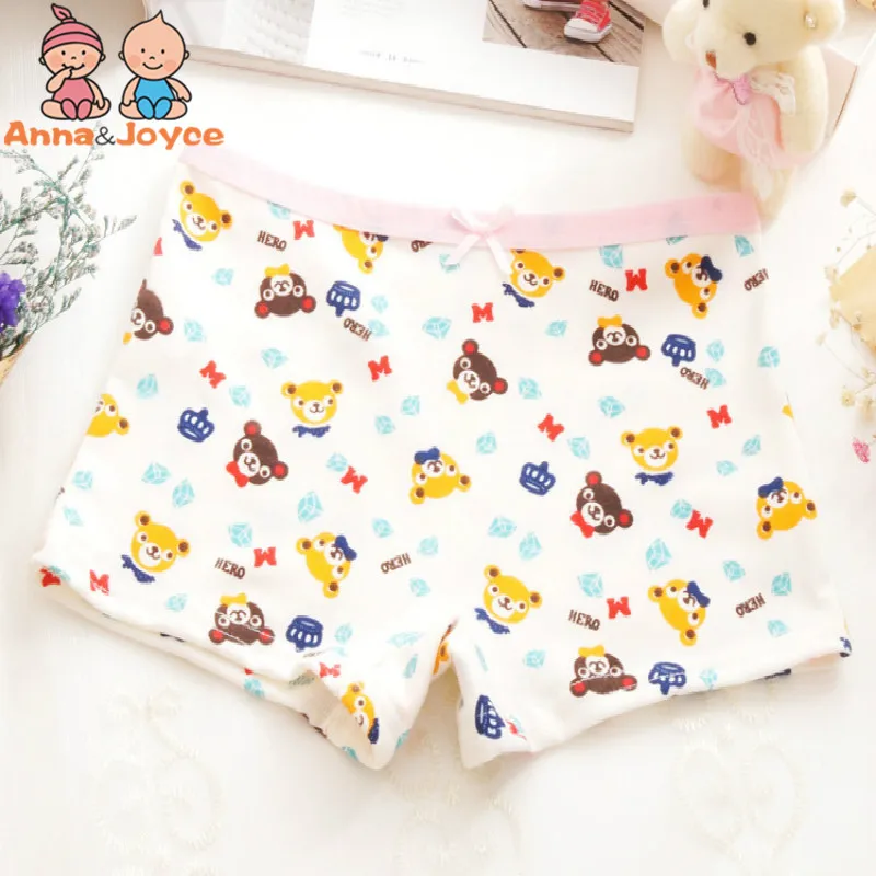 12 шт./лот хлопковые трусы боксеры для маленьких девочек нижнее белье девочек|girl