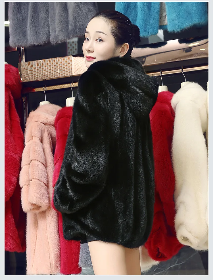 Новое Стильное модное пальто из искусственного меха рождественские праздничные