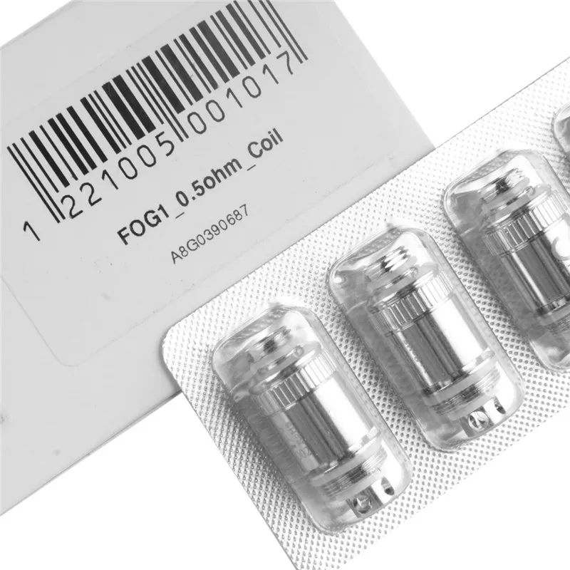 30 шт./лот оригинальный JUSTFOG FOG 1 Катушка головка 0.5ohm 0.8ohm Замена для распылитель в