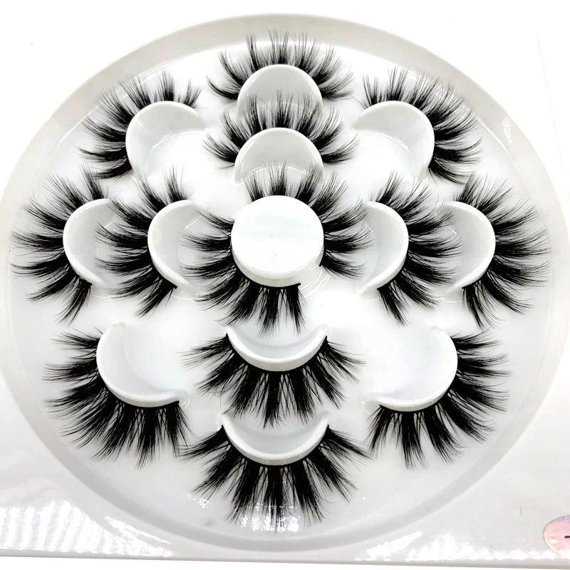 2019 новая одежда для маленькой девочки 2/4/7 пар искусственной 3D норковые ресницы