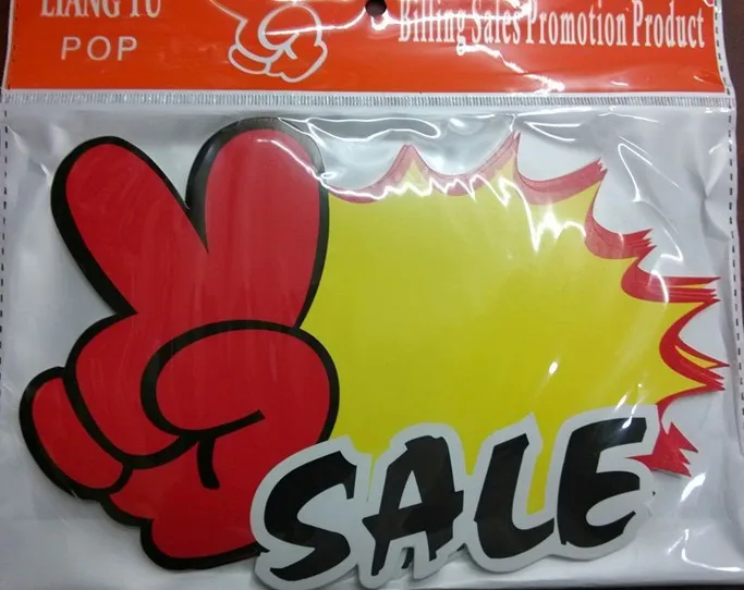 100 шт. хит продаж поп ценник тег бумага для этикеток/поп супермаркет