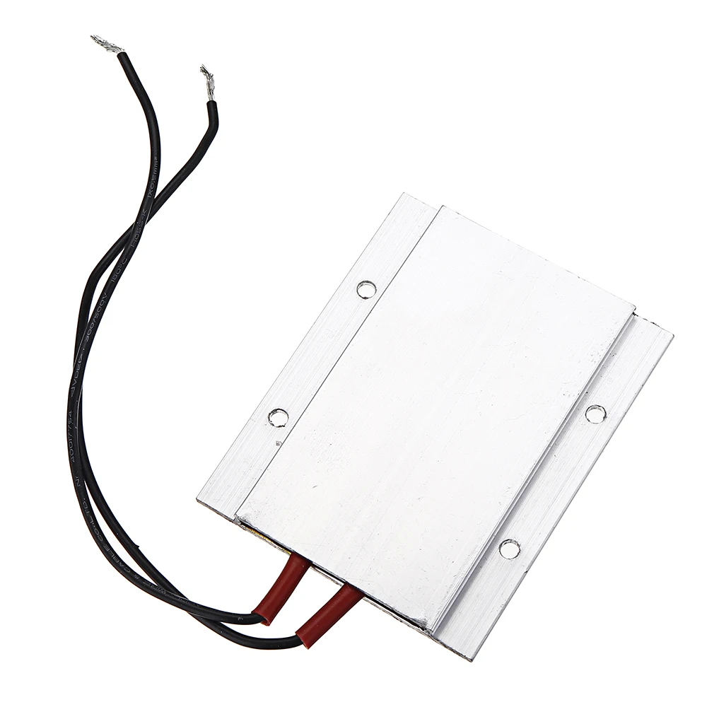 220V постоянный Температура Керамика Алюминий нагреватель PTC нагреватель 120 Вт 120 градусов PTC Нагревательный элемент со скорлупой 77*62 мм с наружной резьбой